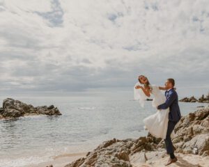 Sesja ślubna za granicą -Hiszpania i plaża