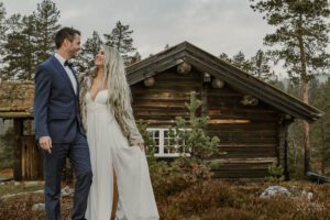 Sesja ślubna za granicą -Dzikie tereny Norwegii.